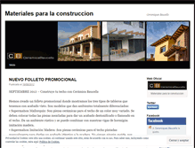 Tablet Screenshot of materialesparalaconstruccion.wordpress.com