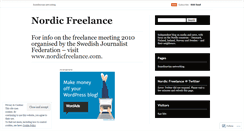 Desktop Screenshot of nordicfreelance.wordpress.com