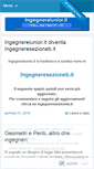 Mobile Screenshot of ingegnereiunior.wordpress.com