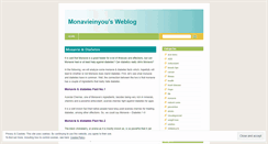Desktop Screenshot of monavieinyou.wordpress.com