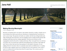 Tablet Screenshot of janahall.wordpress.com