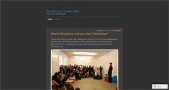 Desktop Screenshot of creationsofahumankind.wordpress.com