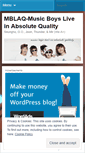 Mobile Screenshot of musicboysliveinabsolutequality.wordpress.com
