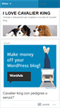 Mobile Screenshot of cavalierking.wordpress.com
