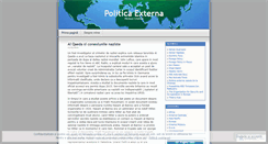 Desktop Screenshot of blogpoliticaexterna.wordpress.com