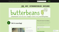 Desktop Screenshot of butterbeanskitchen.wordpress.com