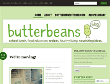 Tablet Screenshot of butterbeanskitchen.wordpress.com