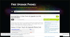 Desktop Screenshot of freeupgradephones.wordpress.com