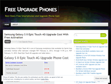 Tablet Screenshot of freeupgradephones.wordpress.com