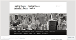 Desktop Screenshot of healcancernow.wordpress.com