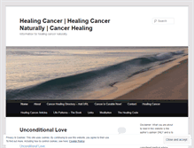 Tablet Screenshot of healcancernow.wordpress.com