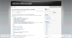 Desktop Screenshot of javaoverflow.wordpress.com