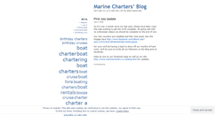 Desktop Screenshot of marinecharterscapetown.wordpress.com