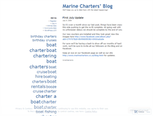 Tablet Screenshot of marinecharterscapetown.wordpress.com