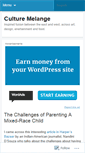 Mobile Screenshot of culturemelange.wordpress.com