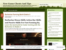 Tablet Screenshot of newcheatguides.wordpress.com