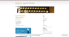 Desktop Screenshot of keybored.wordpress.com