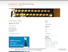 Tablet Screenshot of keybored.wordpress.com