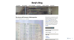 Desktop Screenshot of benjilanyado.wordpress.com