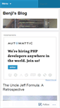 Mobile Screenshot of benjilanyado.wordpress.com