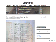 Tablet Screenshot of benjilanyado.wordpress.com
