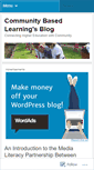 Mobile Screenshot of communitybasedlearning.wordpress.com