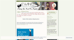 Desktop Screenshot of ewingfashionagency.wordpress.com