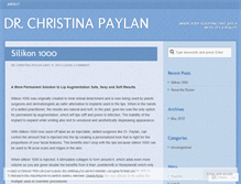 Tablet Screenshot of drchristinapaylan.wordpress.com