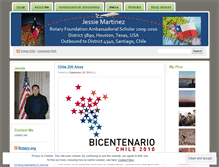 Tablet Screenshot of jessiemartinez.wordpress.com