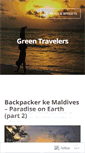 Mobile Screenshot of greentravelers.wordpress.com