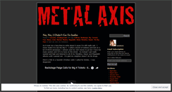 Desktop Screenshot of metalaxis.wordpress.com