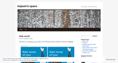 Desktop Screenshot of marcipsen.wordpress.com