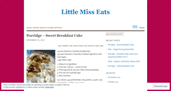 Desktop Screenshot of littlemisseats.wordpress.com