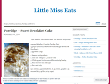 Tablet Screenshot of littlemisseats.wordpress.com