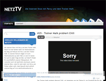 Tablet Screenshot of netzshow.wordpress.com