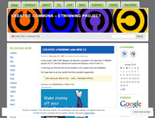 Tablet Screenshot of creativecommonsetwinning.wordpress.com