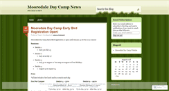 Desktop Screenshot of mooredaledaycamp.wordpress.com