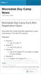 Mobile Screenshot of mooredaledaycamp.wordpress.com