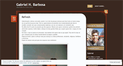 Desktop Screenshot of gabrielhbarbosa.wordpress.com