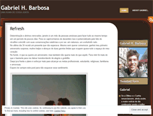 Tablet Screenshot of gabrielhbarbosa.wordpress.com