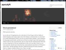 Tablet Screenshot of apocalyft.wordpress.com