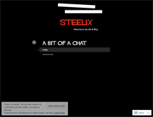 Tablet Screenshot of iamsteelix.wordpress.com