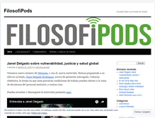 Tablet Screenshot of filosofipods.wordpress.com