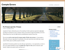 Tablet Screenshot of compteenrere.wordpress.com