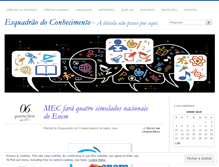 Tablet Screenshot of esquadraodoconhecimento.wordpress.com