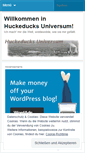 Mobile Screenshot of huckeduck.wordpress.com
