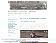 Tablet Screenshot of huckeduck.wordpress.com