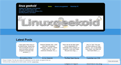 Desktop Screenshot of linuxgeekoid.wordpress.com