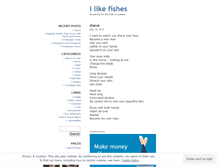 Tablet Screenshot of fishes.wordpress.com