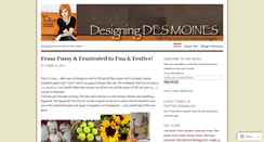 Desktop Screenshot of designingdesmoines.wordpress.com